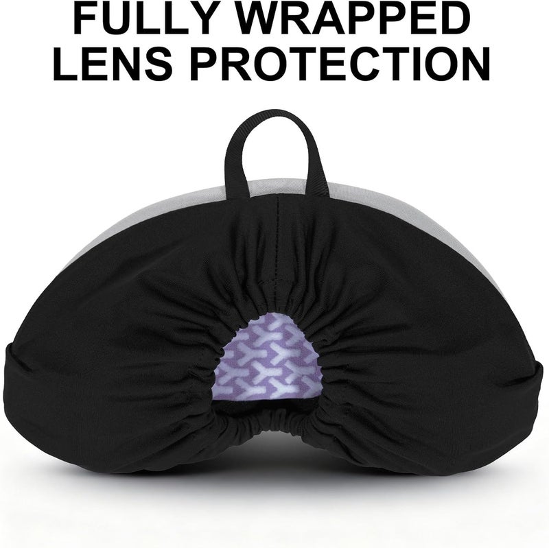 BATFOX Kids Youth Dirt Bike Goggles-Motocross & ATV Riding Goggles for Women,UV400 Anti-Slip Strap,MTB,UTV,OTG,MX Gear (Case Only-Gray, Youth) - Image 3